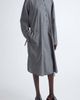 Lemaire Lemaire Vareuse Long Sleeve Washed Cotton & Silk Dress - 4