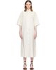 LEMAIRE LEMAIRE White Reversible Tube Midi Dress - 1