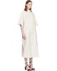 LEMAIRE LEMAIRE White Reversible Tube Midi Dress - 2