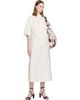 LEMAIRE LEMAIRE White Reversible Tube Midi Dress - 4
