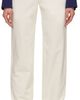 LEMAIRE LEMAIRE White Straight Trousers - 1