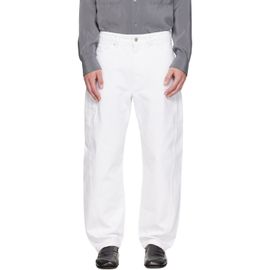 LEMAIRE LEMAIRE White Twisted Workwear Jeans