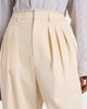 Lemaire Lemaire Wool-blend gabardine tapered pants - 4