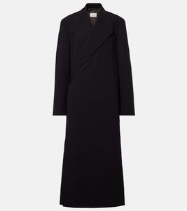 Lemaire Lemaire Wool crÃªpe wrap coat