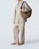 Lemaire Lemaire XL Quiver Clip cotton canvas shoulder bag - 7