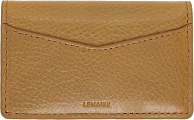 LEMAIRE LEMAIRE Yellow Gear Pocket Organizer Card Holder