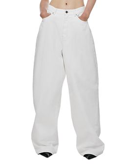 Lemiune Lemiune 01 Loose Wide Leg Jeans in Ow
