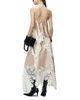 L'emiune L'Emiune Silk Lace Trim Asymmetrical Slip Skirt - 3