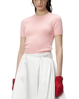 L'emiune L'Emiune Wool & Cashmere Short Sleeve Sweater