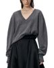 L'emiune L'Emiune Wool & Cashmere V Neck Sweater - 1