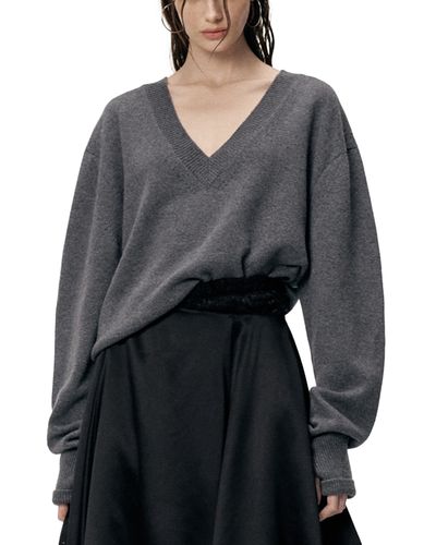 L'emiune L'Emiune Wool & Cashmere V Neck Sweater