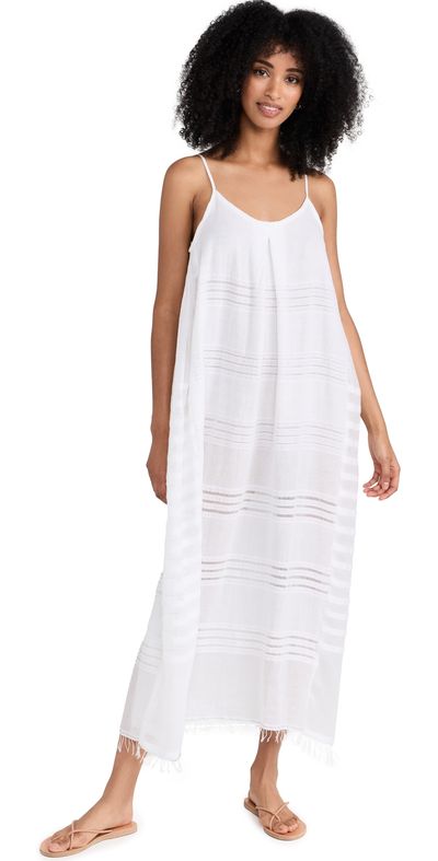 Lemlem Lemlem Abira Slip Dress White M