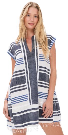 lemlem lemlem Elina Caftan Marina Blue