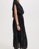 lemlem lemlem Leliti Plunge Neck Dress Black - 4