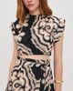 lemlem lemlem Muna Ruched Crop Top Niku Black - 2