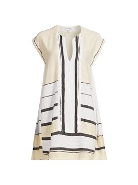 lemlem Women's Elina Woven Jacquard Caftan Minidress