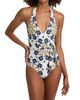 lemlem Women's Lidya Geometric Floral One-Piece Swimsuit - 6