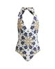 lemlem Women's Lidya Geometric Floral One-Piece Swimsuit - 9
