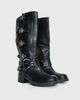 Lemonade Buckle Down Boots Black - 1