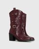 Lemonade Cypress Western Boots Burgundy - 1
