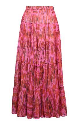 Lena Hoschek Lena Hoschek Carmen SilkBlend Midi Skirt