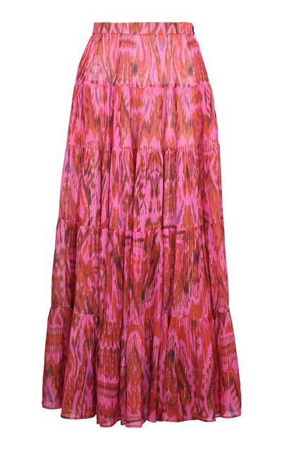 Lena Hoschek Lena Hoschek Carmen SilkBlend Midi Skirt
