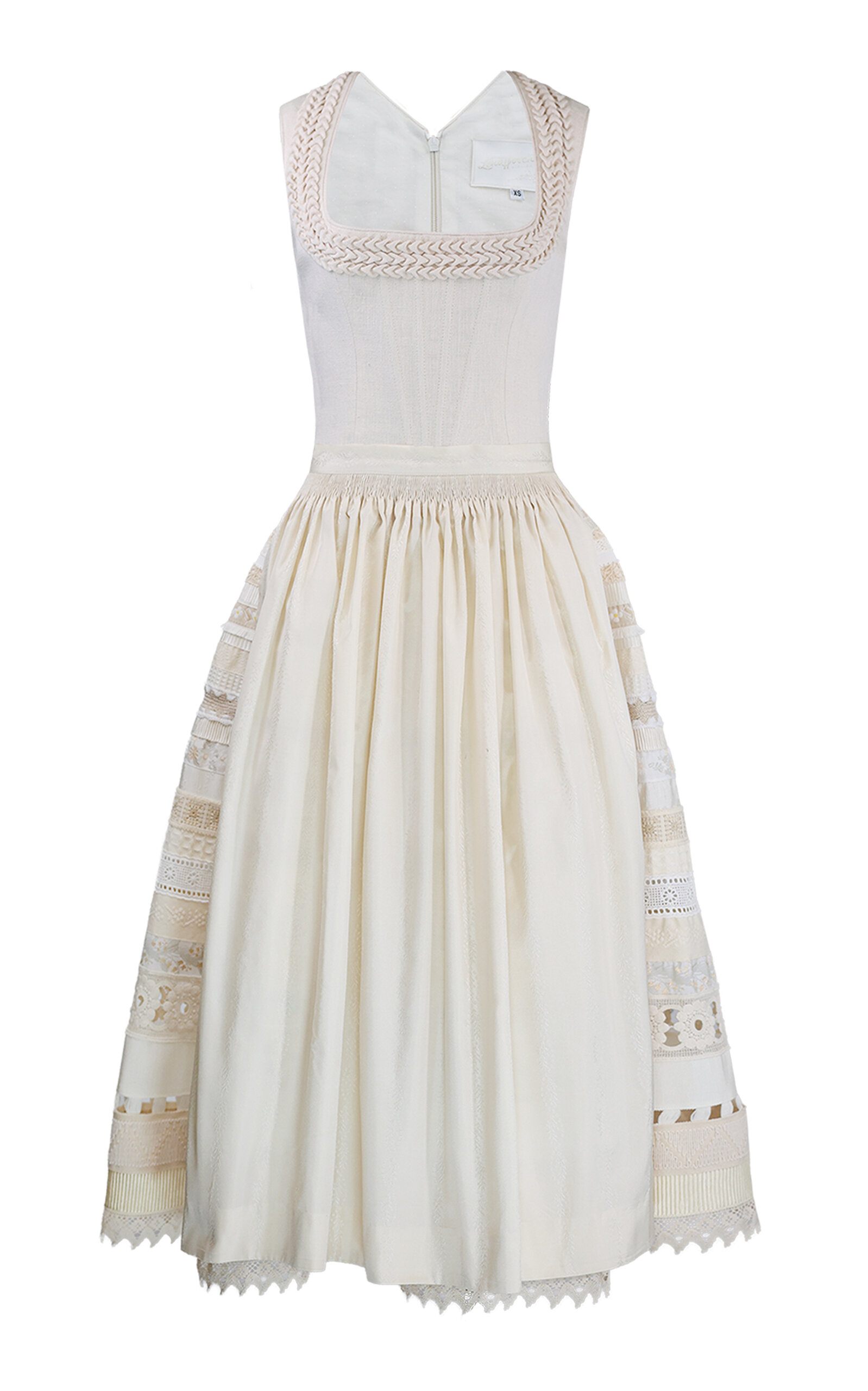 Lena Hoschek Lena Hoschek Ceremony Linen Dirndl Midi Dress