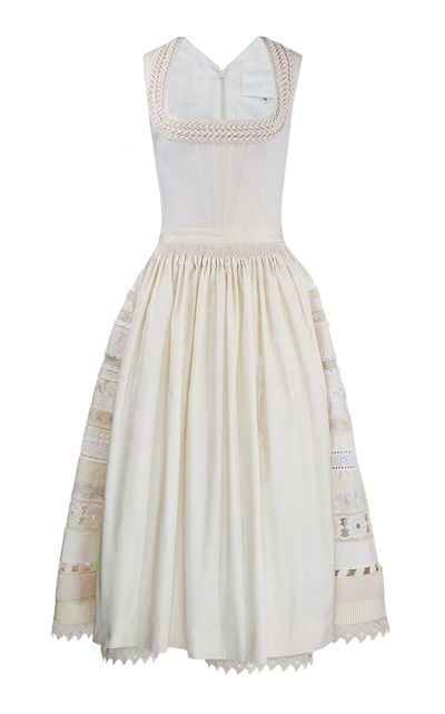 Lena Hoschek Lena Hoschek Ceremony Linen Dirndl Midi Dress
