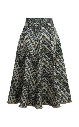 Lena Hoschek Lena Hoschek Homebound Cotton Midi Skirt