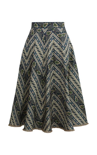 Lena Hoschek Lena Hoschek Homebound Cotton Midi Skirt
