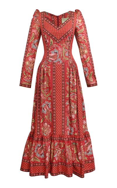 Lena Hoschek Lena Hoschek Paysanne Cotton Midi Dress