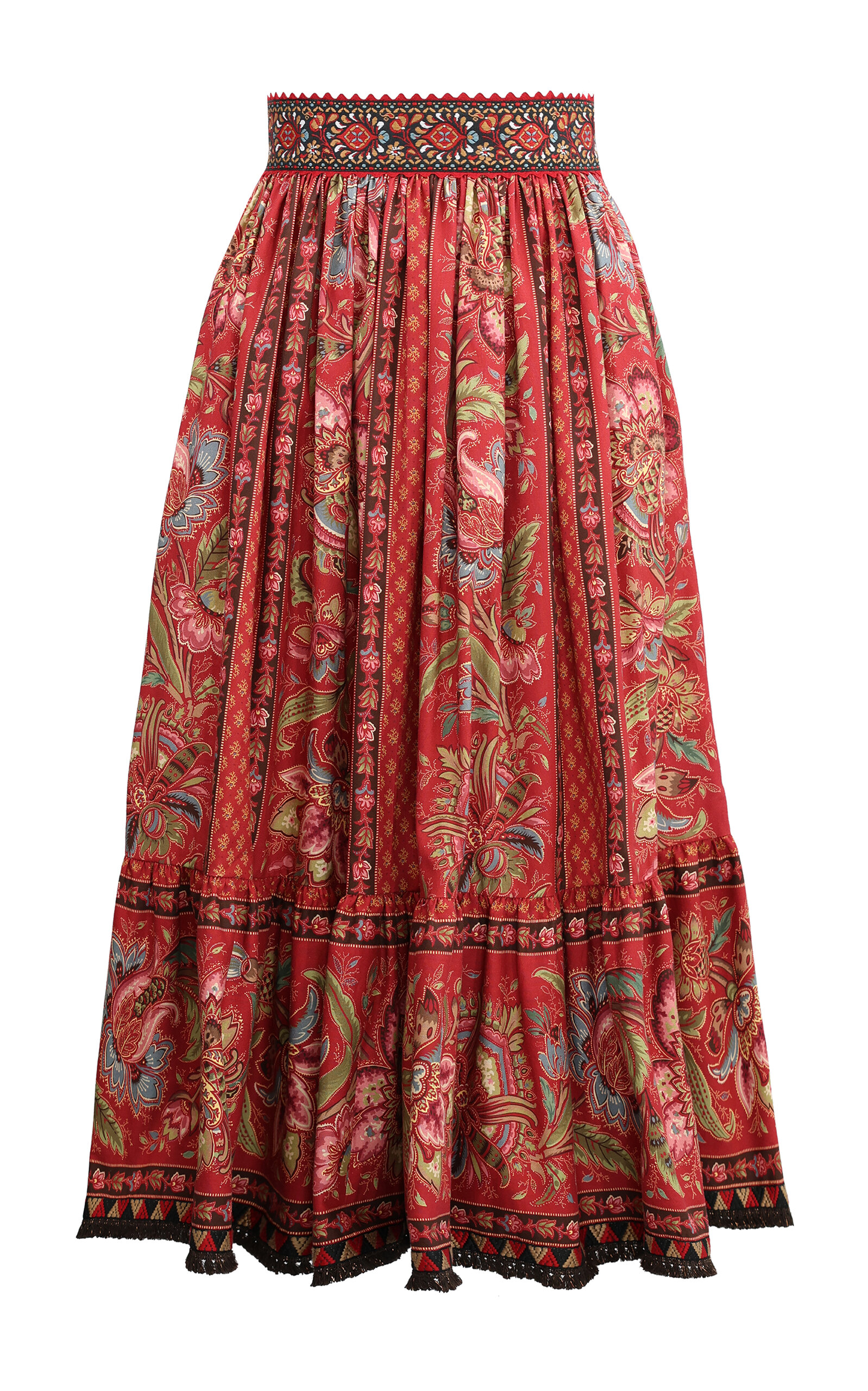 Lena Hoschek Lena Hoschek Paysanne Cotton Midi Skirt
