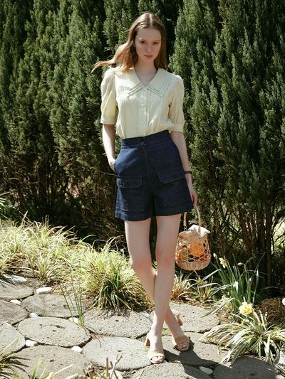LENINA ALIKA Denim Shorts