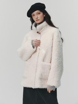 LENINA BABY OVER wool coat [WHITE]