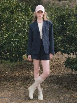 LENINA BERNICE Overfit Blazer [NAVY]