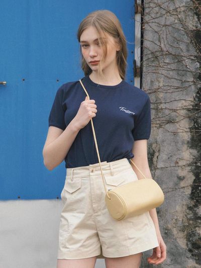 LENINA MASHMELLOW Long Shoulder Bag [Buttery Yellow]