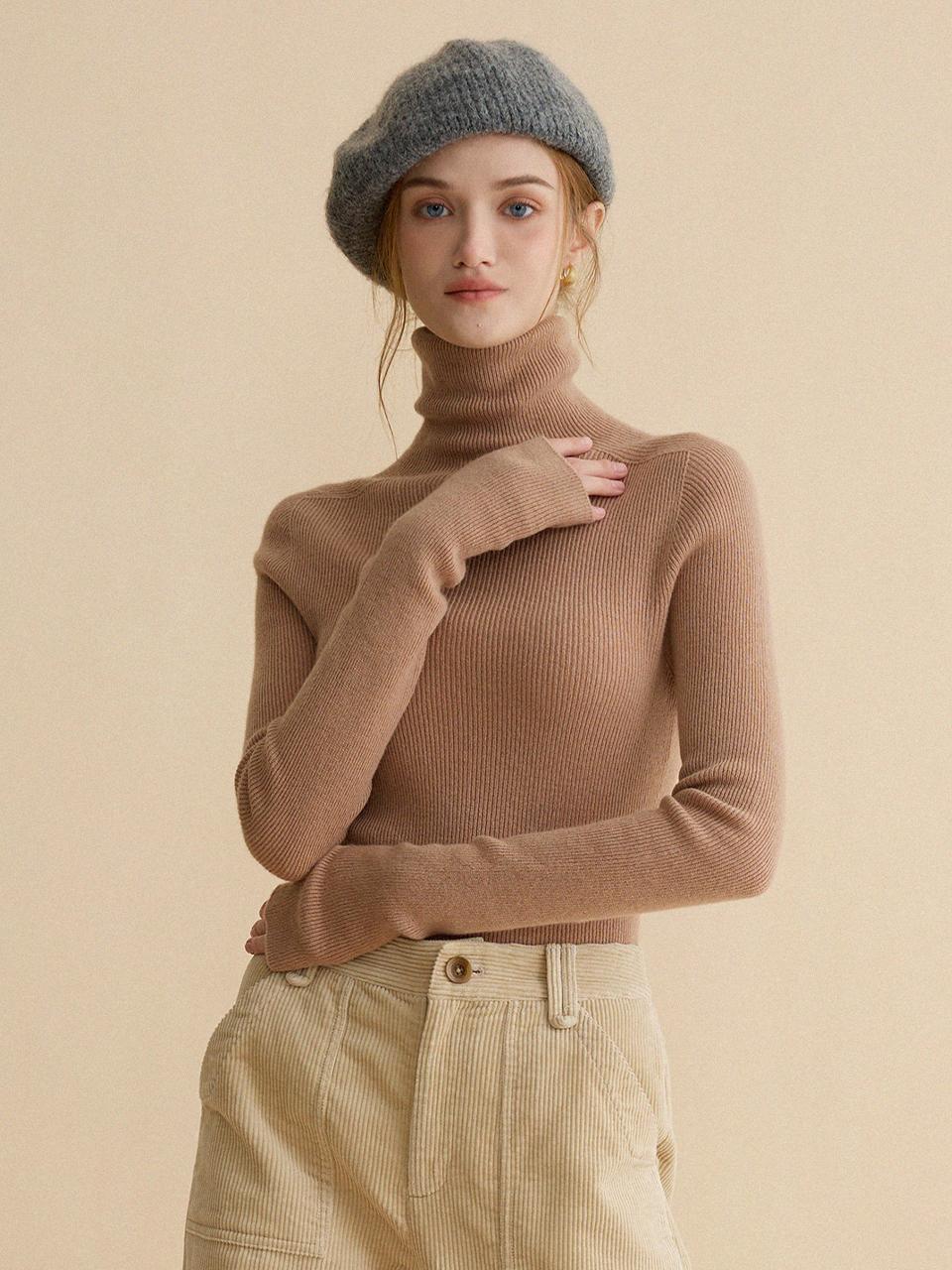 LENINA ROA whole garment knit sweater