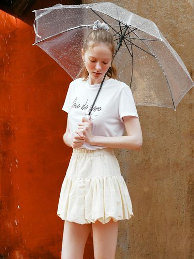 LENINA TILLY Print T-shirt [WHITE]