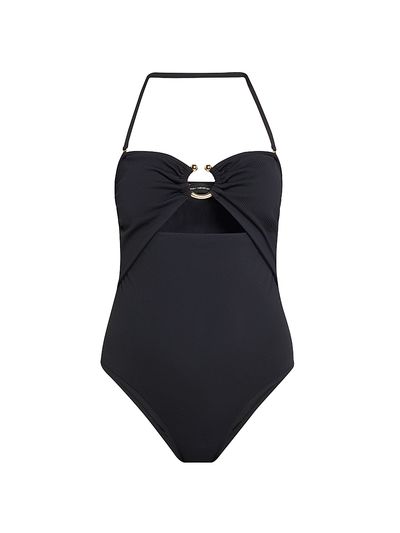 Lenny Niemeyer Swim Women's Ring Detail Bandeau One-Piece Swimsuit