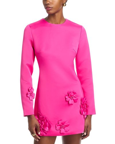 Leo Lin Leo Lin Aliza Long Sleeve Petal Mini Dress