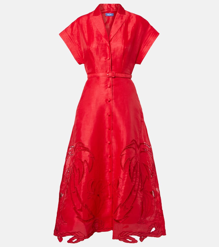 chinese dress ladies Leo Lin Women's Audrey Pocket Shirt Midi Dress main image 0