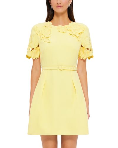 Leo Lin Leo Lin Aurelie Applique Mini Dress