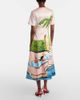Leo Lin Leo Lin Caroline cotton and silk midi dress - 3
