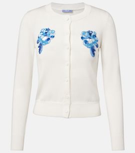 Leo Lin Leo Lin Claire embellished cardigan