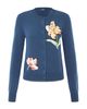 Leo Lin Leo Lin Claire Embroidered Wool Cashmere Cardigan - 4