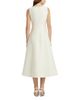 Leo Lin Leo Lin Cleo Wool & Silk Embellished Sleeveless Midi Dress - 4