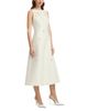 Leo Lin Leo Lin Cleo Wool & Silk Embellished Sleeveless Midi Dress - 5