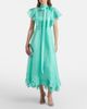Leo Lin Leo Lin Elsie tie-neck linen and silk maxi dress - 2