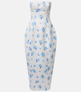 Leo Lin Leo Lin Jessica floral bustier gown
