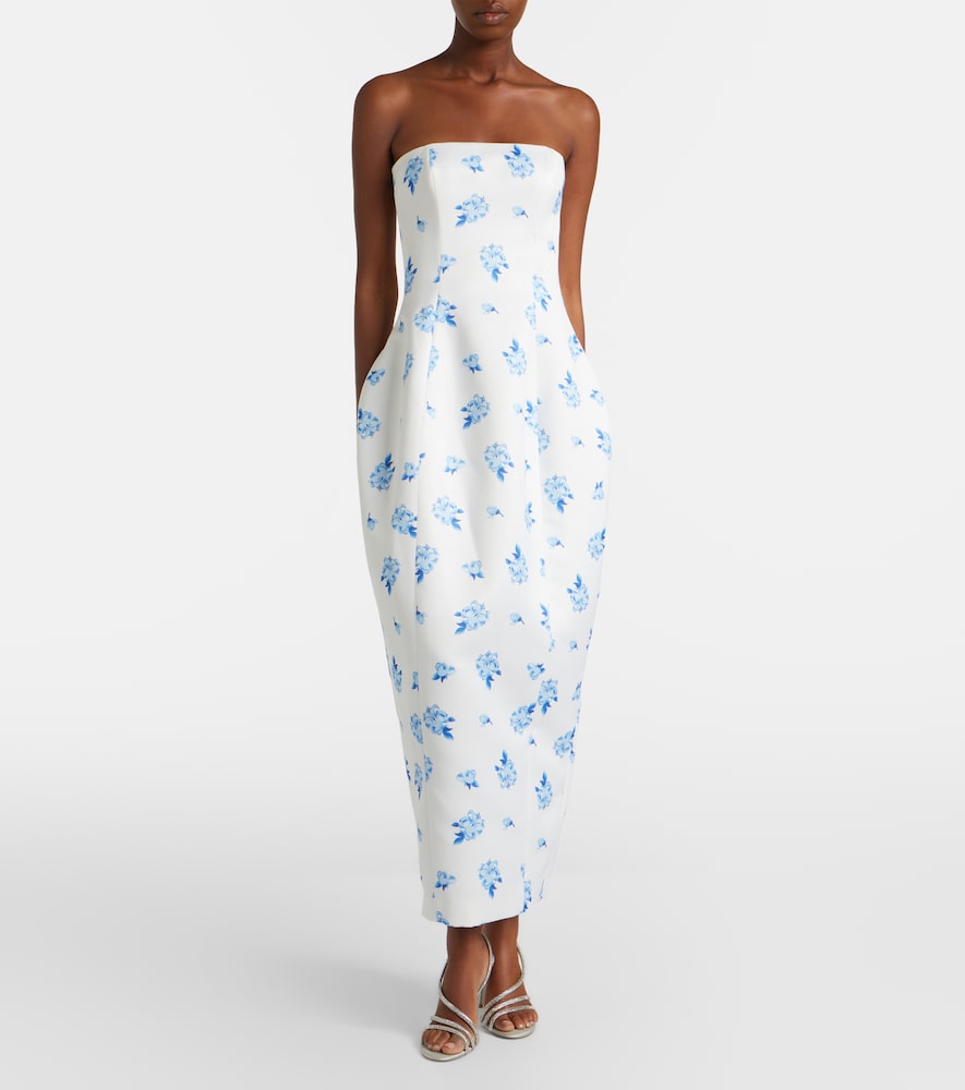 Leo Lin - Jessica floral bustier gown